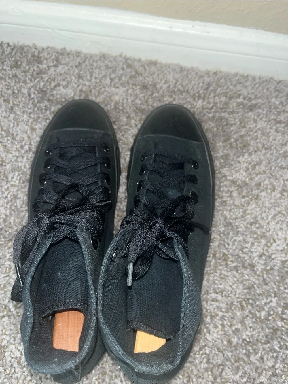 Converse Black High-Top Canvas Sneakers